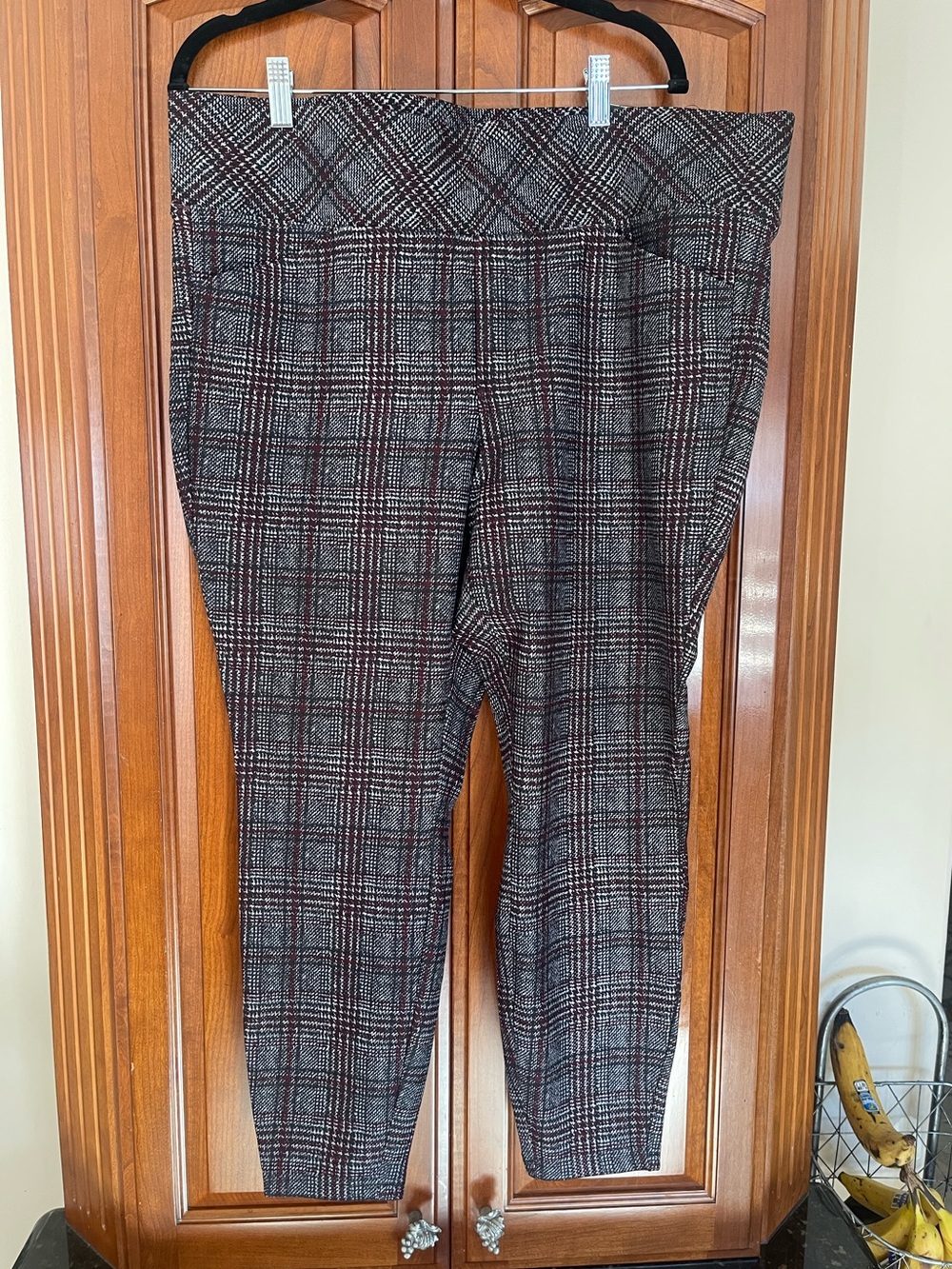torrid Plaid Skinny Pants in Black, Brown & Red